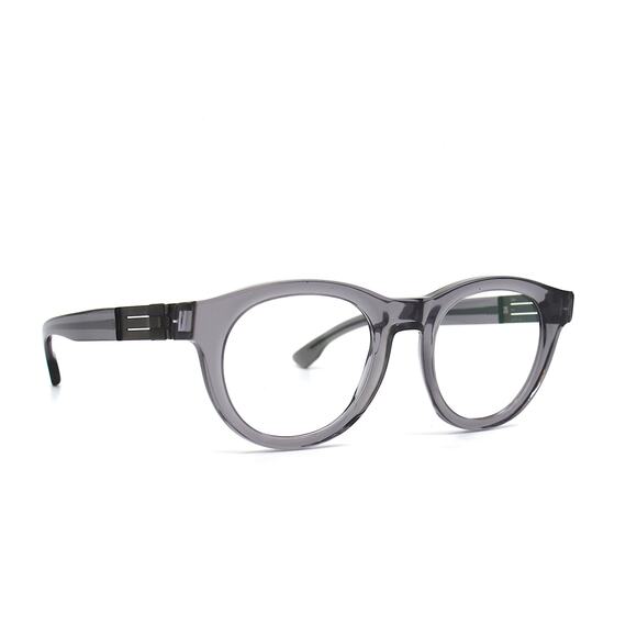 NEW IC! BERLIN GLEN GREY TRANSPARENT AUTHENTIC EYEGLASSES FRAME - Picture 2 of 13
